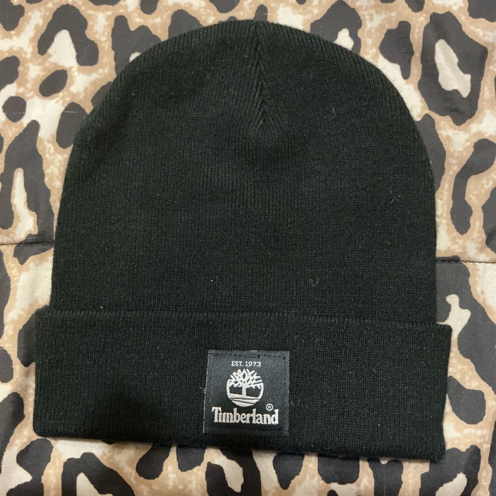 Timberland Classic Black Knit Beanie